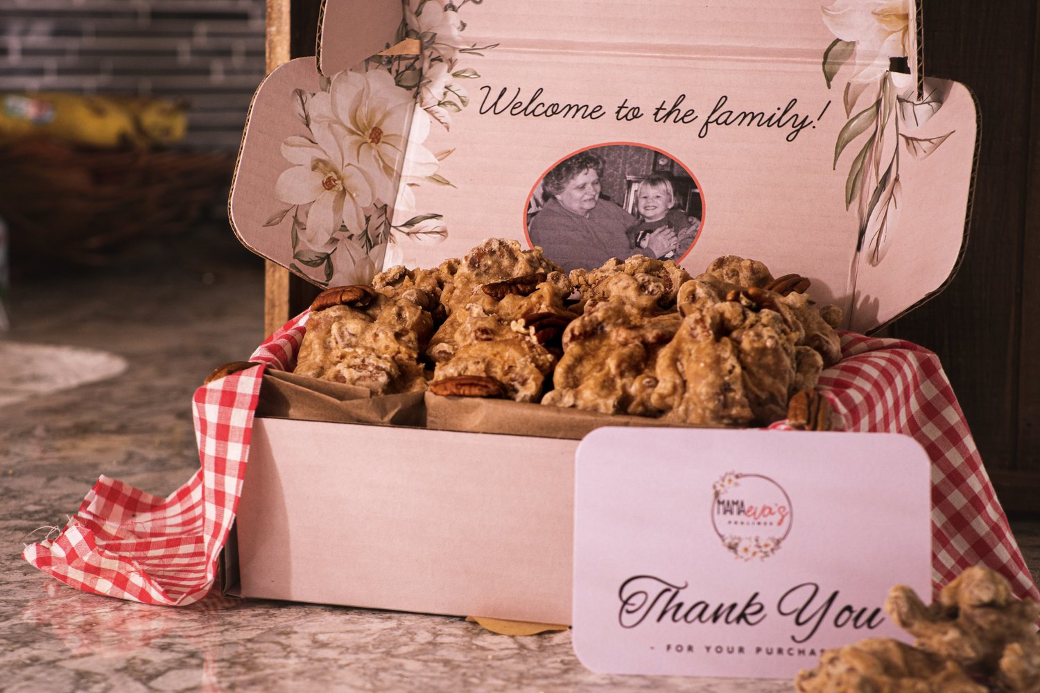 Homemade specialty pralines made in Georgia